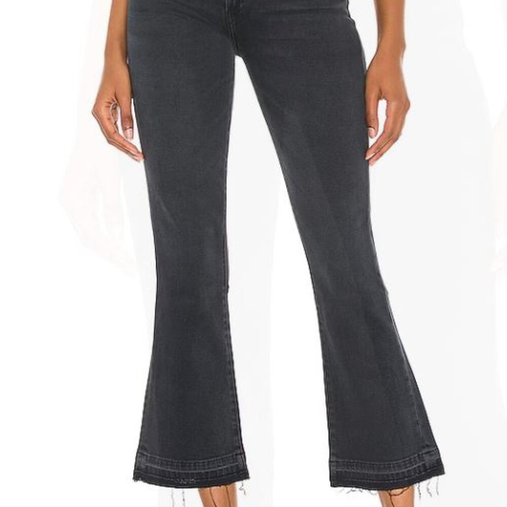 LE JEAN Mid Rise Bella Crop Flare